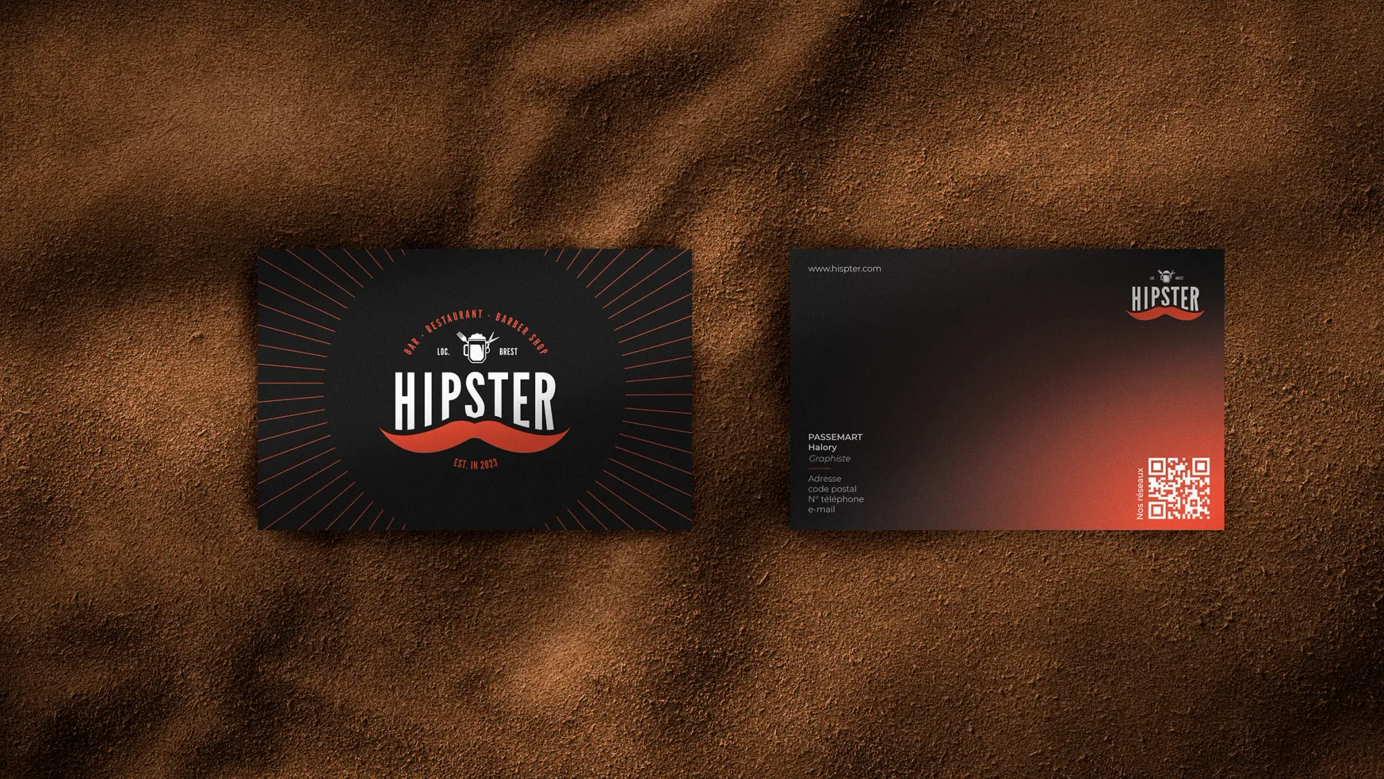Hipster Cartes de Visite